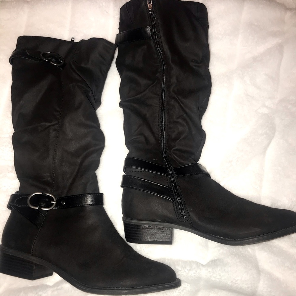 Black tall Boots, size 9